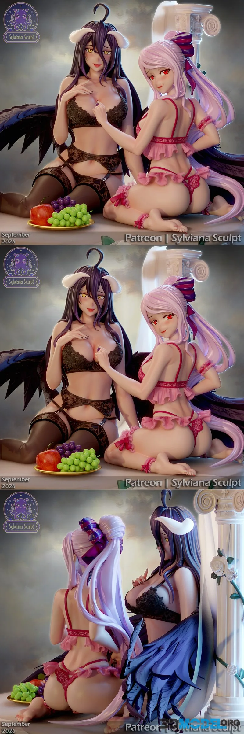 Sylviana Sculpt - Albedo & Shalltear – Printable