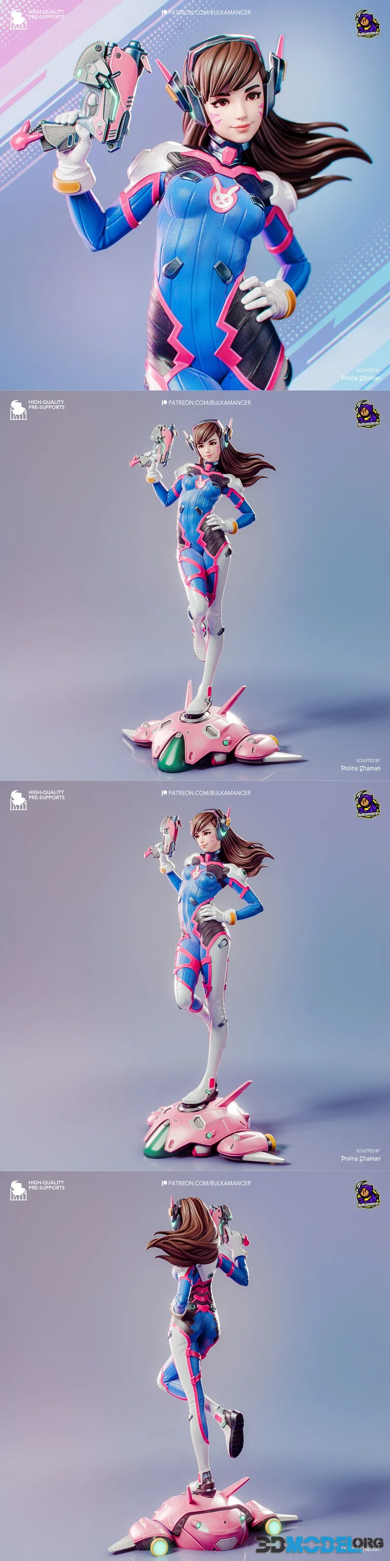 Bulkamancer Sculpts - D.Va – Printable