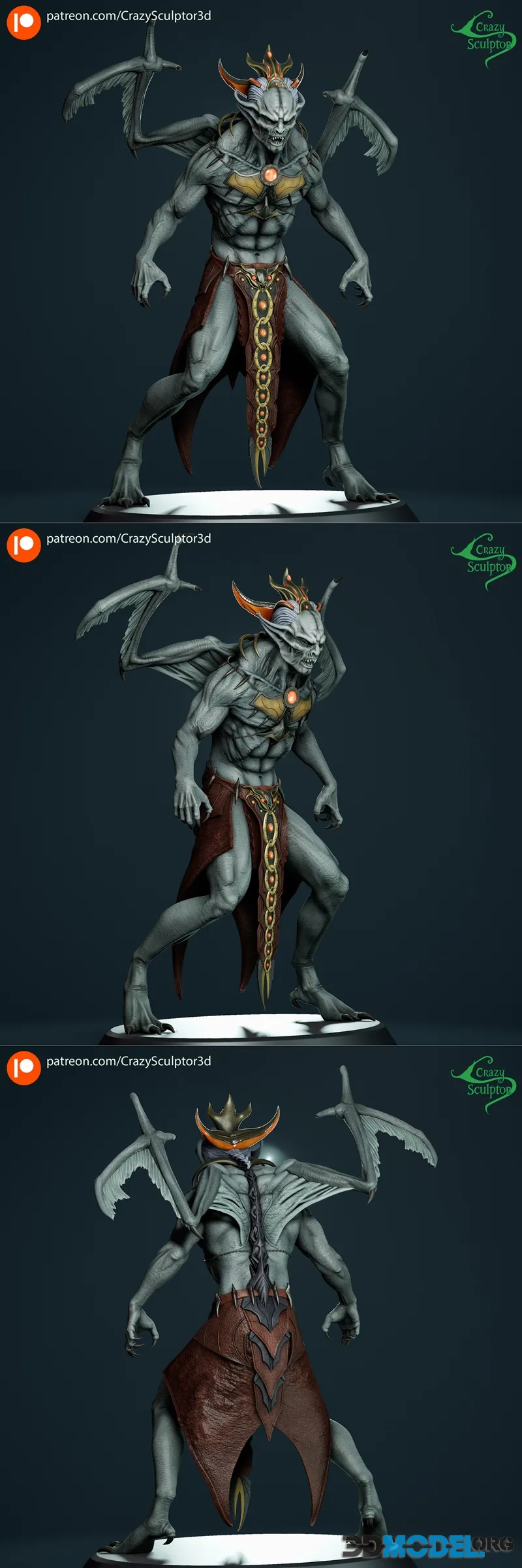 Crazy Sculptor - Vampire Lord from Skyrim – Printable