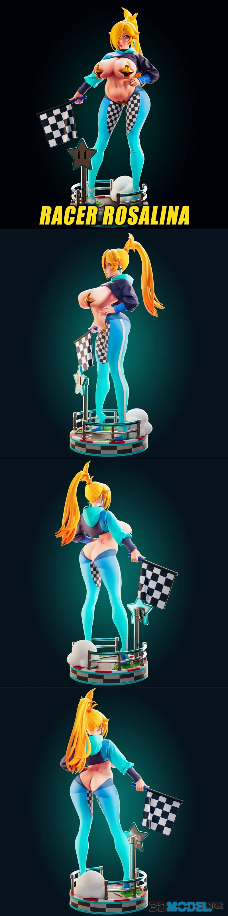 Officer Rhu - Racer Rosalina – Printable