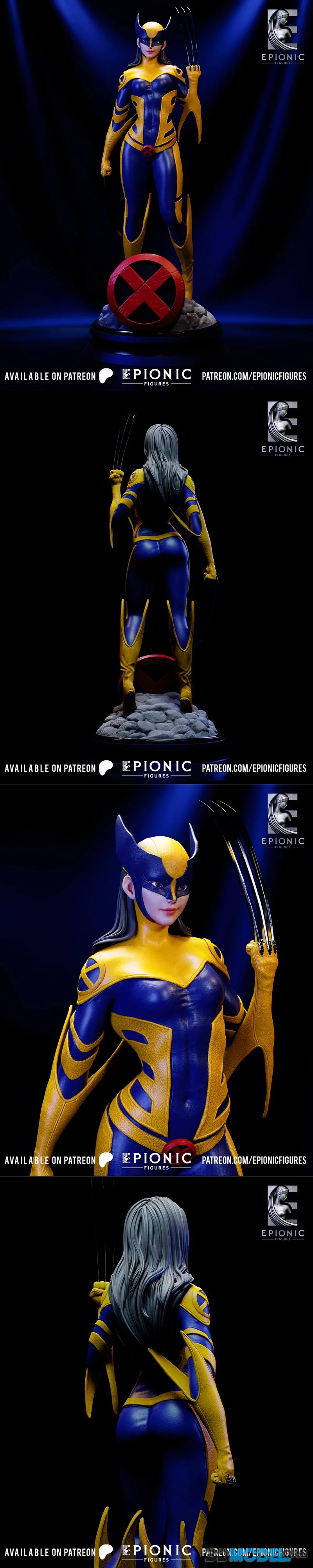 Epionic Figures - Wolverine Lady – Printable