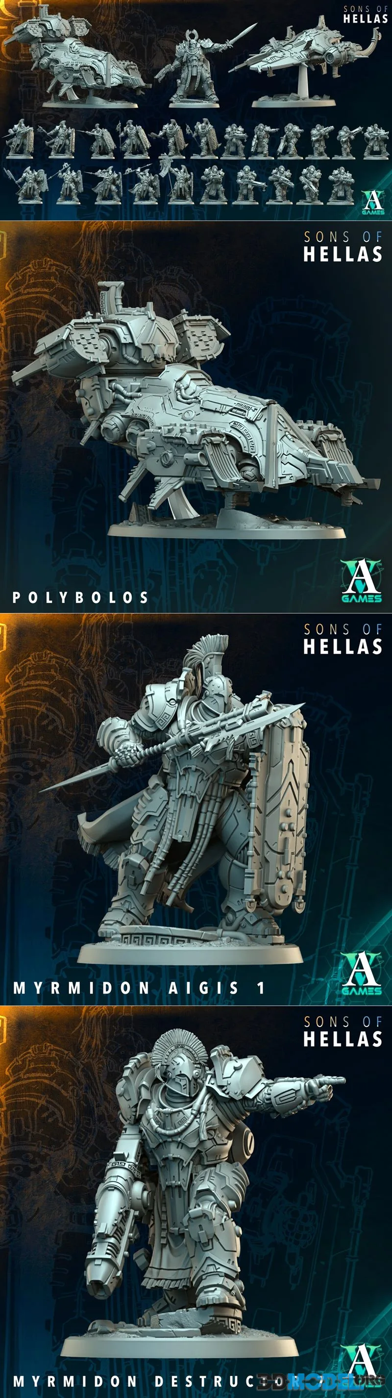 Archvillain Games - SciFi Sons of Hellas July 2026 – Printable