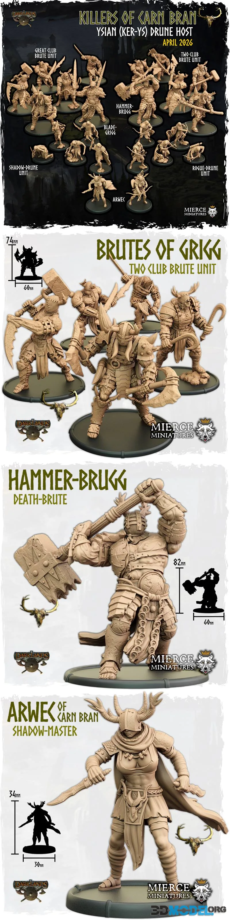 Mierce Miniatures April 2026 – Printable
