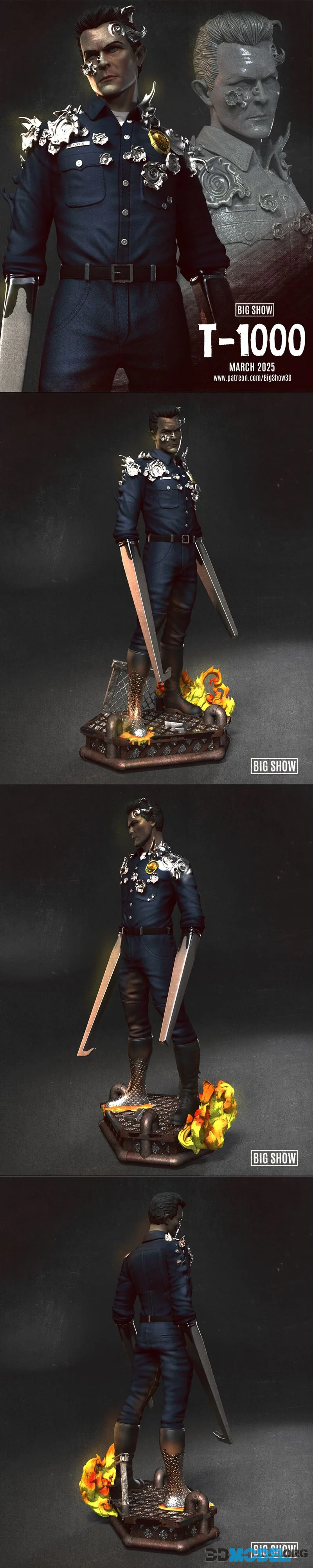 Big Show - T1000 Sculpture – Printable