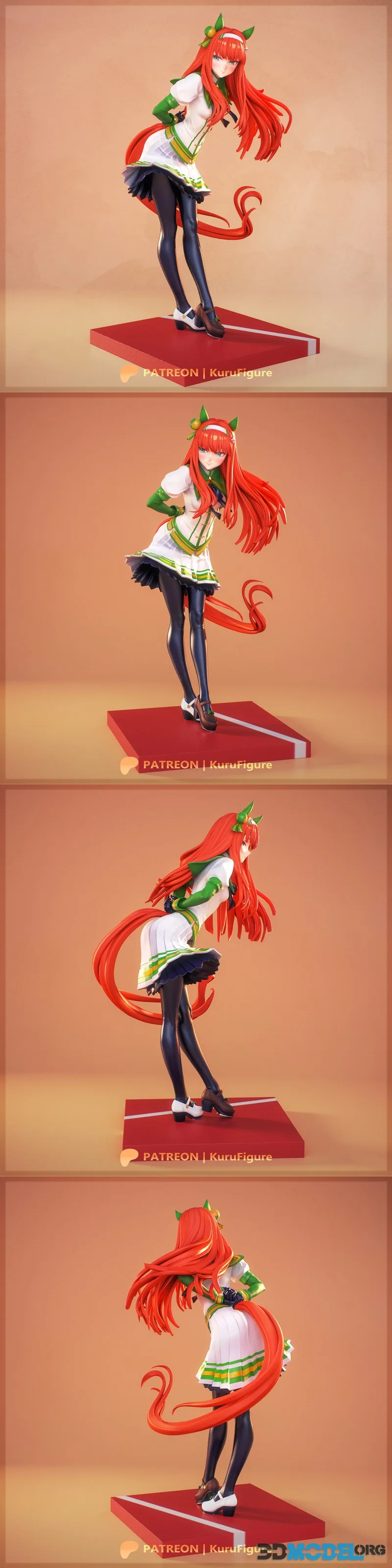 KuruFigure - UmaMusume, Silence Suzuka Racewear – Printable