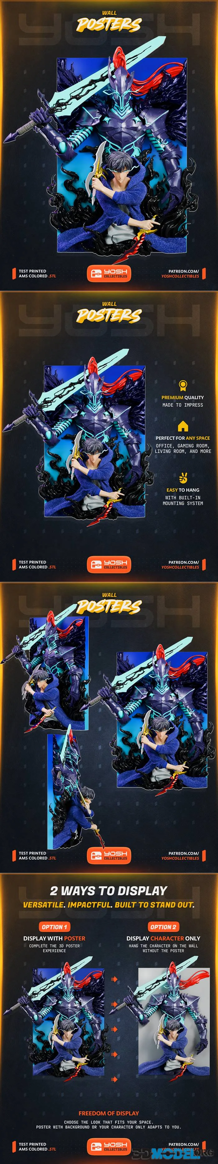 Yosh Studios - Solo Leveling Wall Buddy – Printable
