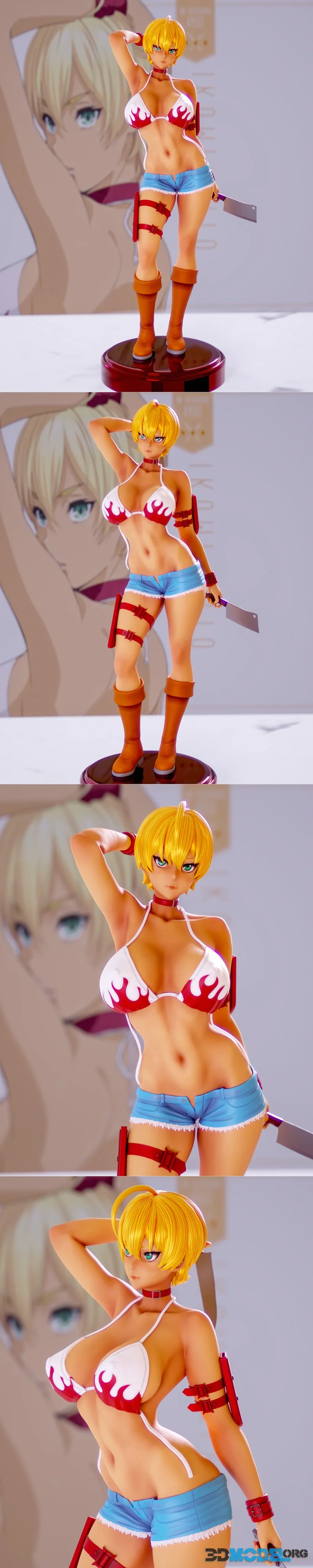 3DMomoji - Food Wars - Ikumi Mito – Printable