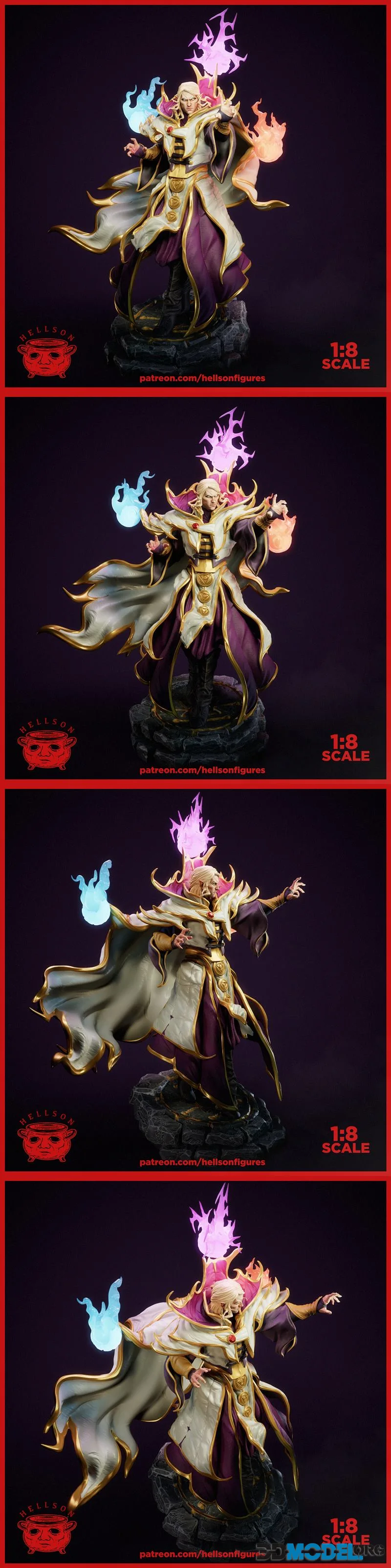 Hellson Figures - Invoker Dota 2 – Printable