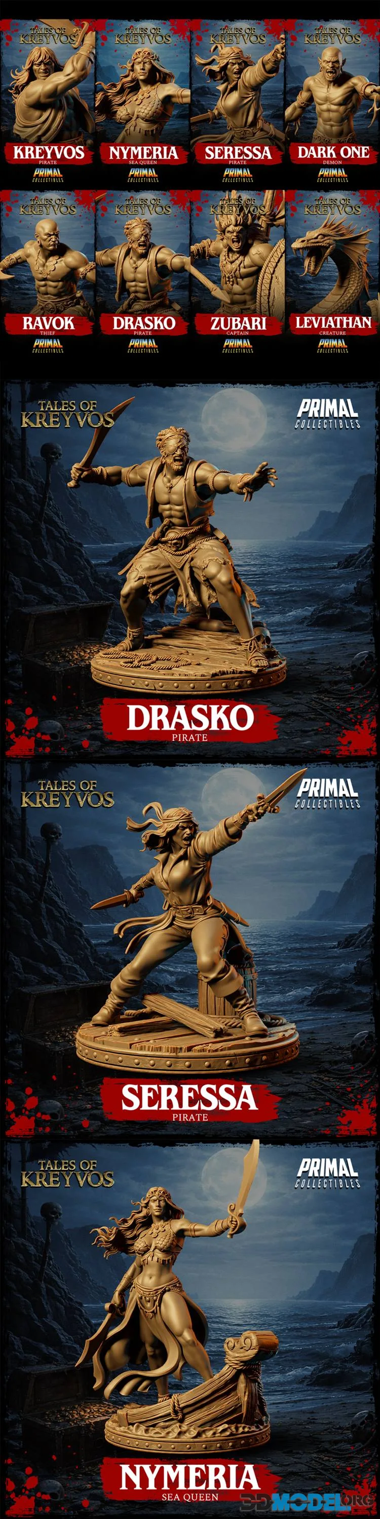 PRIMAL Collectibles August 2026 – Printable