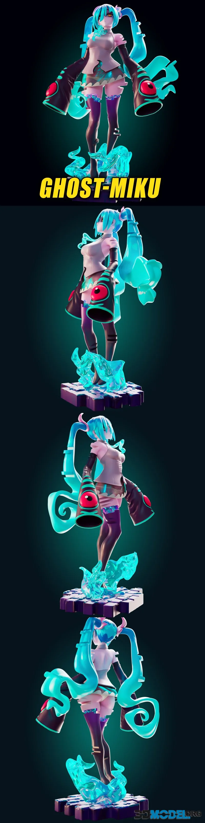 Officer Rhu - Ghost Hatsune Miku – Printable