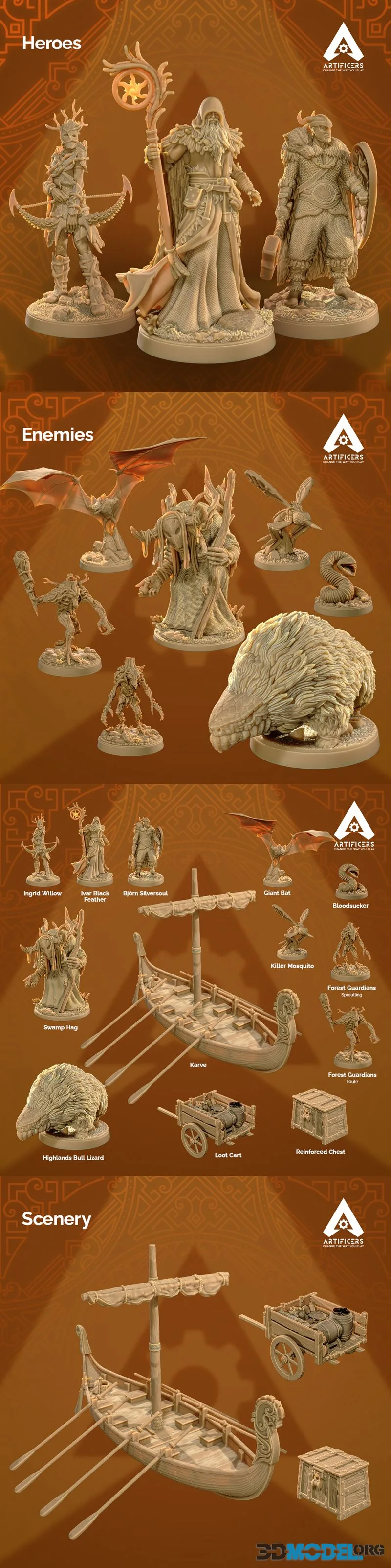 Artificers Minis August 2026 – Printable