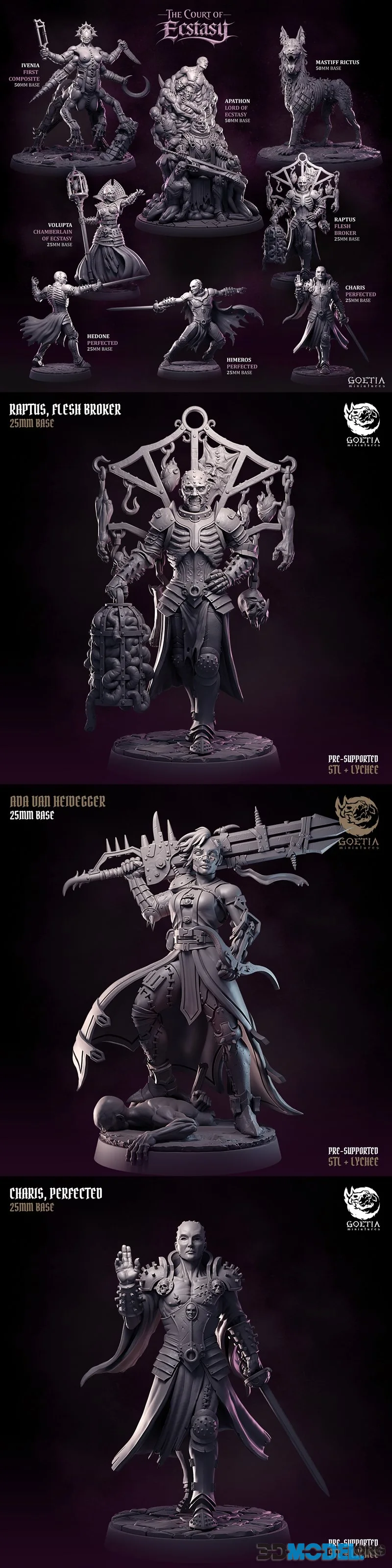 Goetia Miniatures August 2026 – Printable