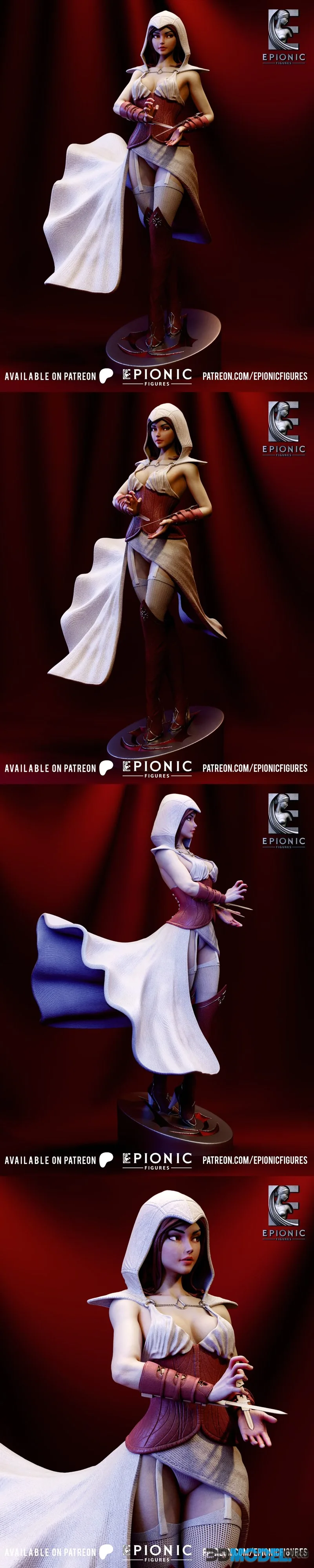 Epionic Figures - Assassin's Creed Lady – Printable
