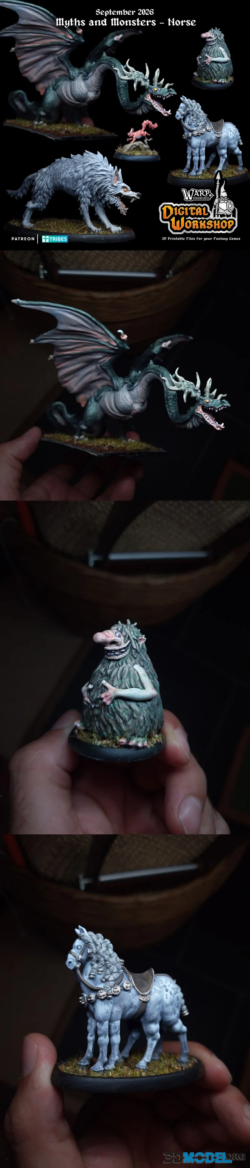 Warp Miniatures - Myths and Monsters - Norse September 2026 – Printable