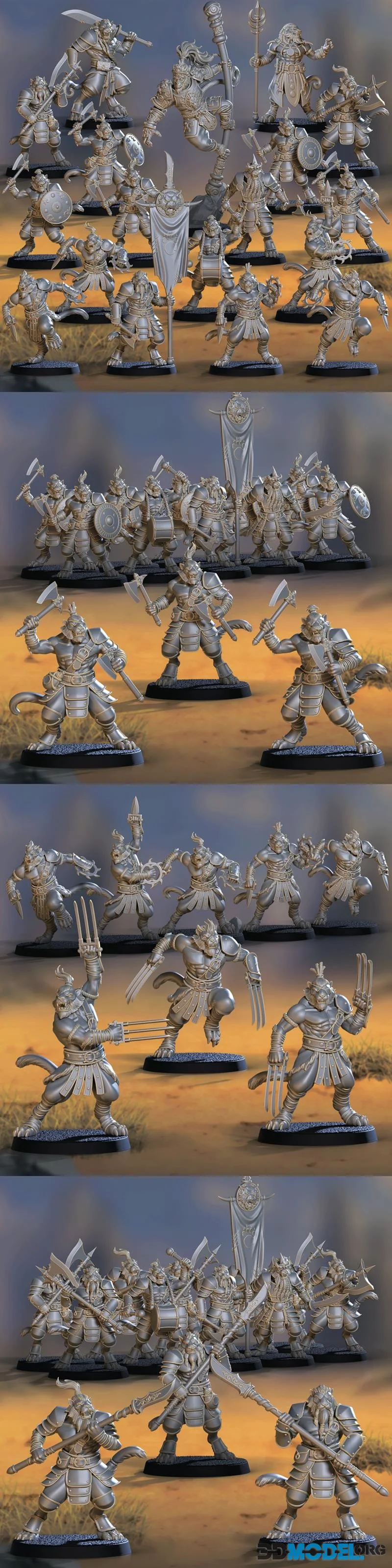 Punga Miniatures - Tiger Kingdom August 2026 – Printable
