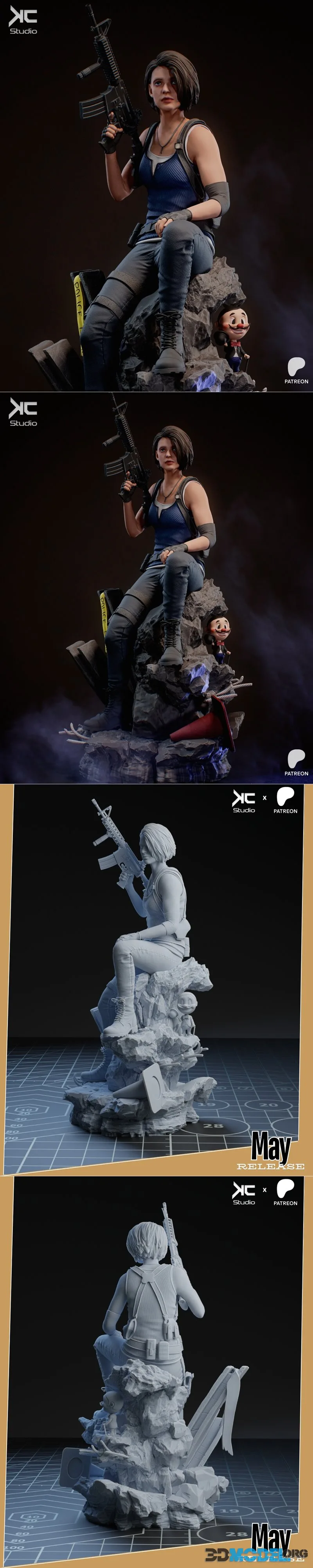 KcStudio - Jill Valentine - Residual Evil Fanart – Printable