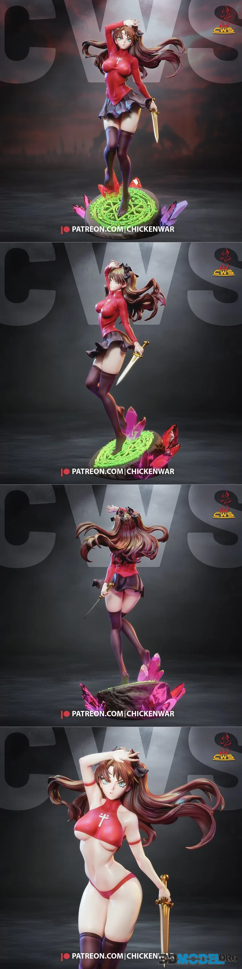 CW Studio - Rin Tohsaka – Printable