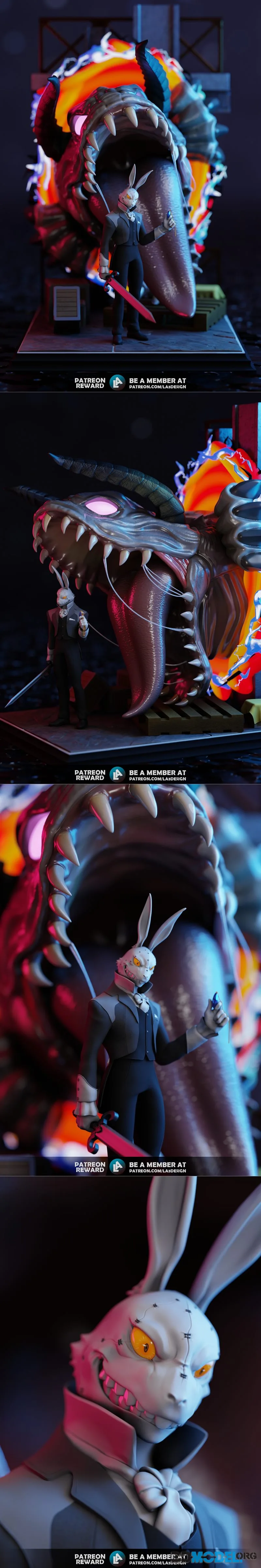 LA3Design - The Rabbit - Devil May Cry – Printable
