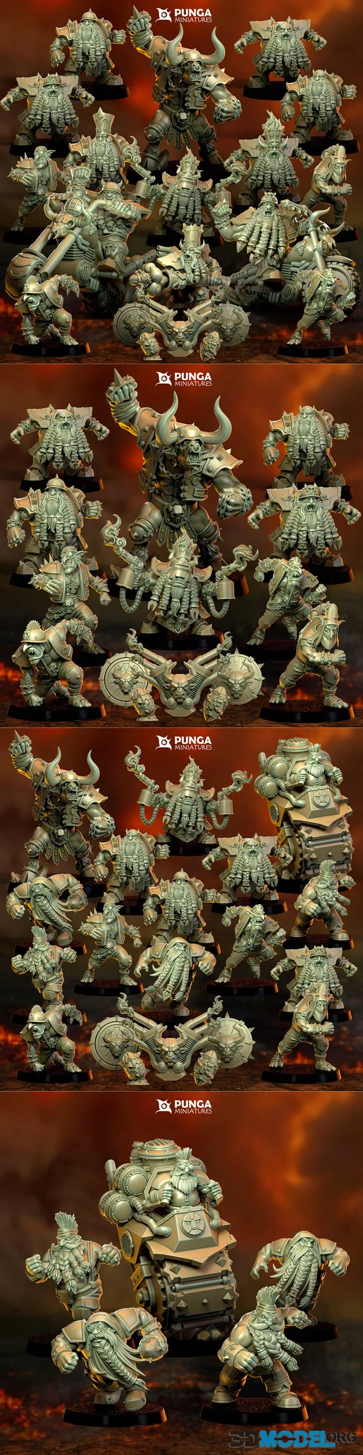 Punga Miniatures - Mad Bulls Part 2 August 2026 – Printable