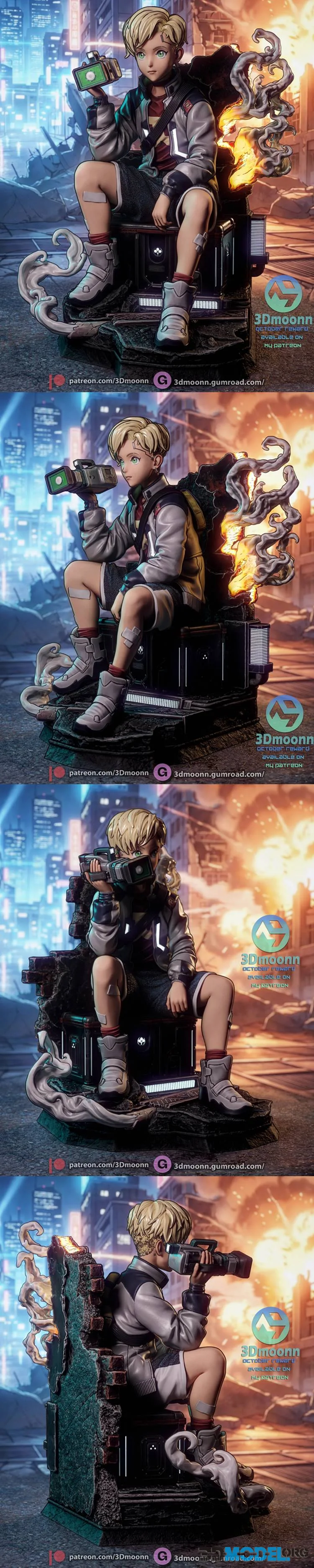 3Dmoonn - Cyberpunk Edgerunners -  Roman Carax – Printable