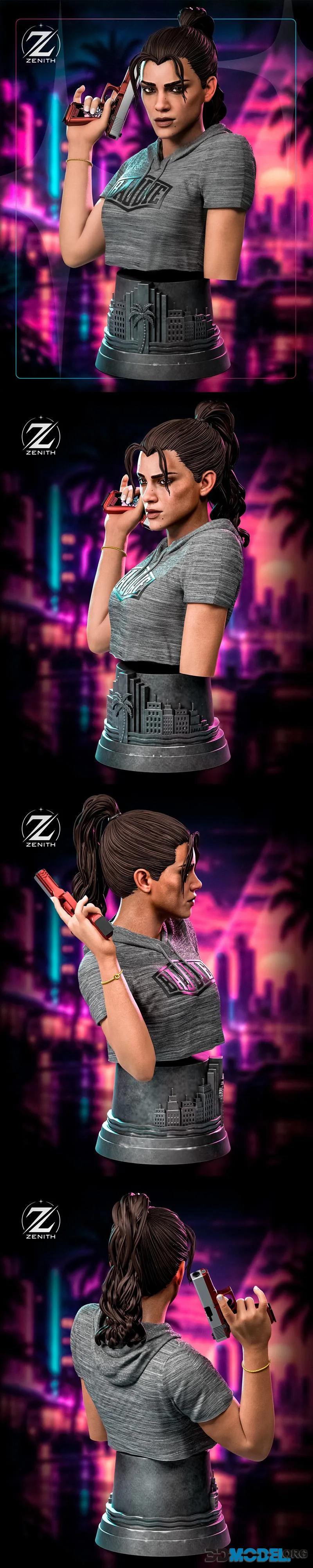 Zenith Studios - Lucia Caminos GTA 6 Bust – Printable