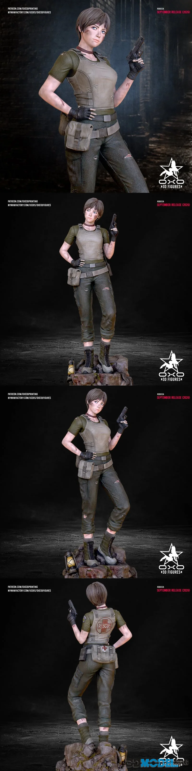 OXO3D Figures - Rebecca Chambers – Printable