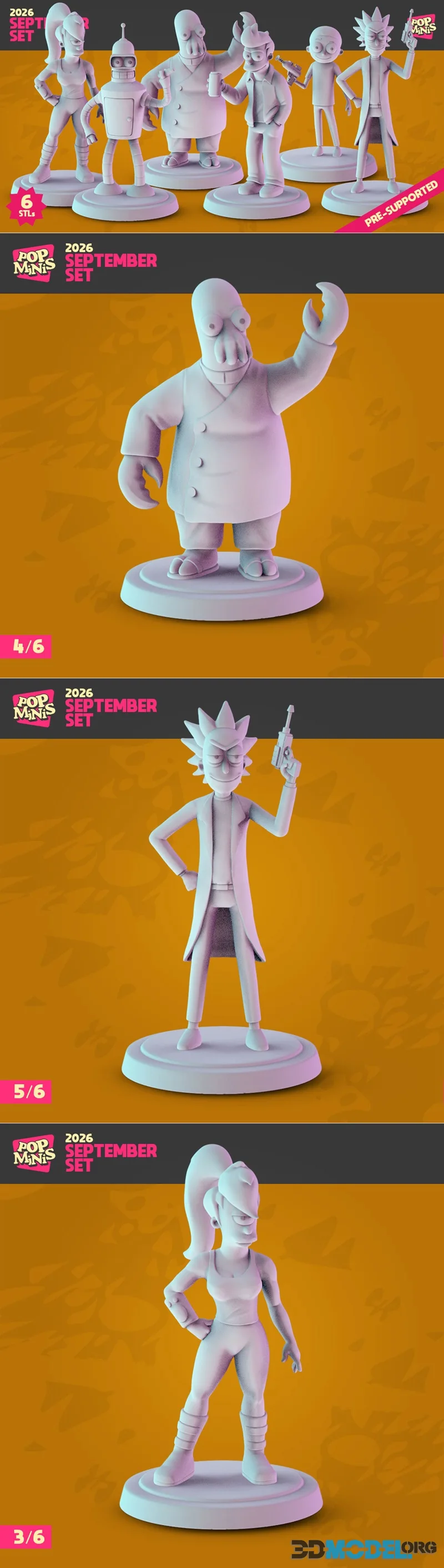 Pop Minis September 2026 – Printable
