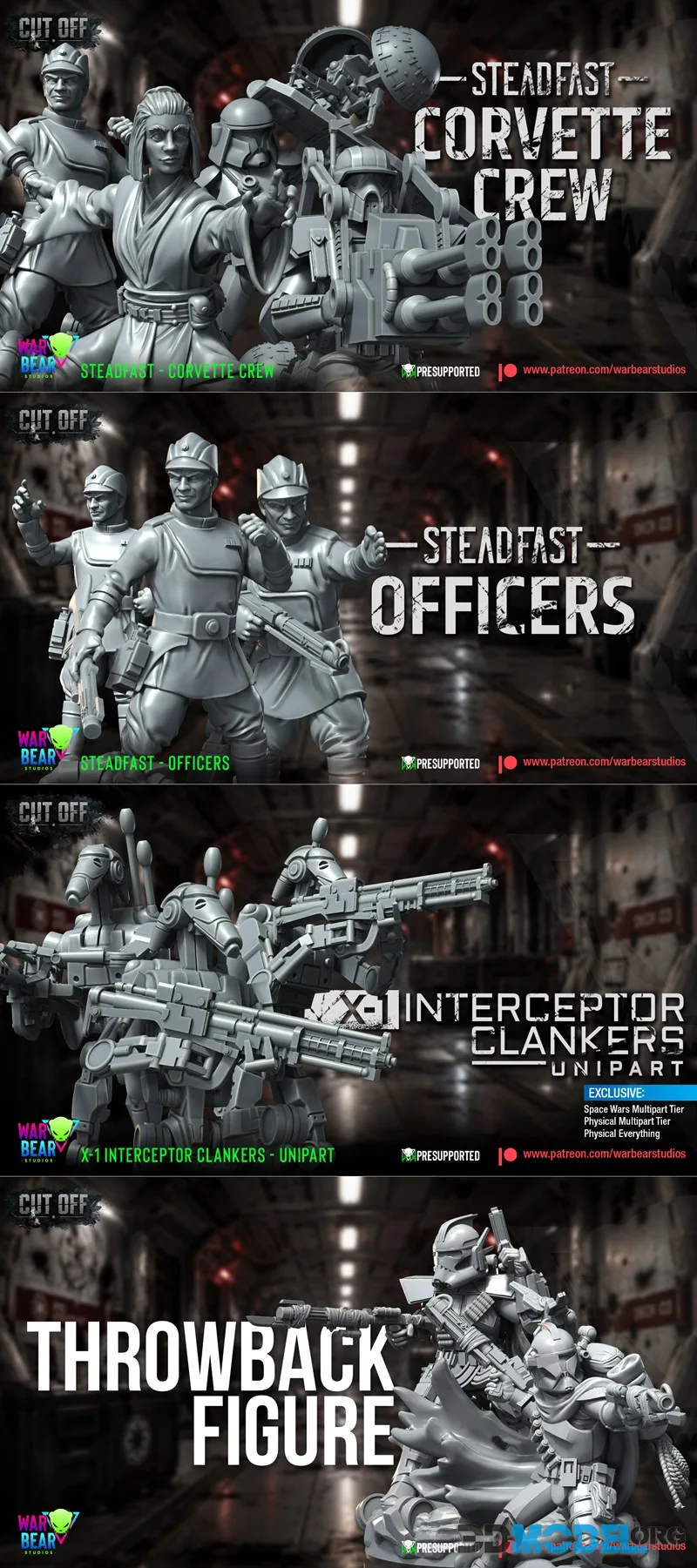 War Bear Studios August 2026 – Printable