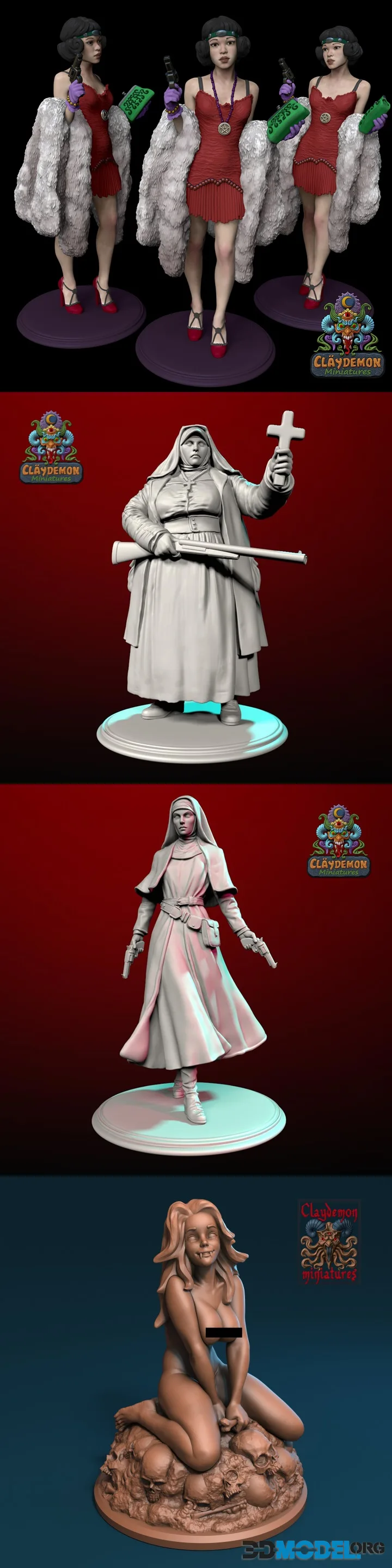 Claydemon Miniatures June 2026 – Printable