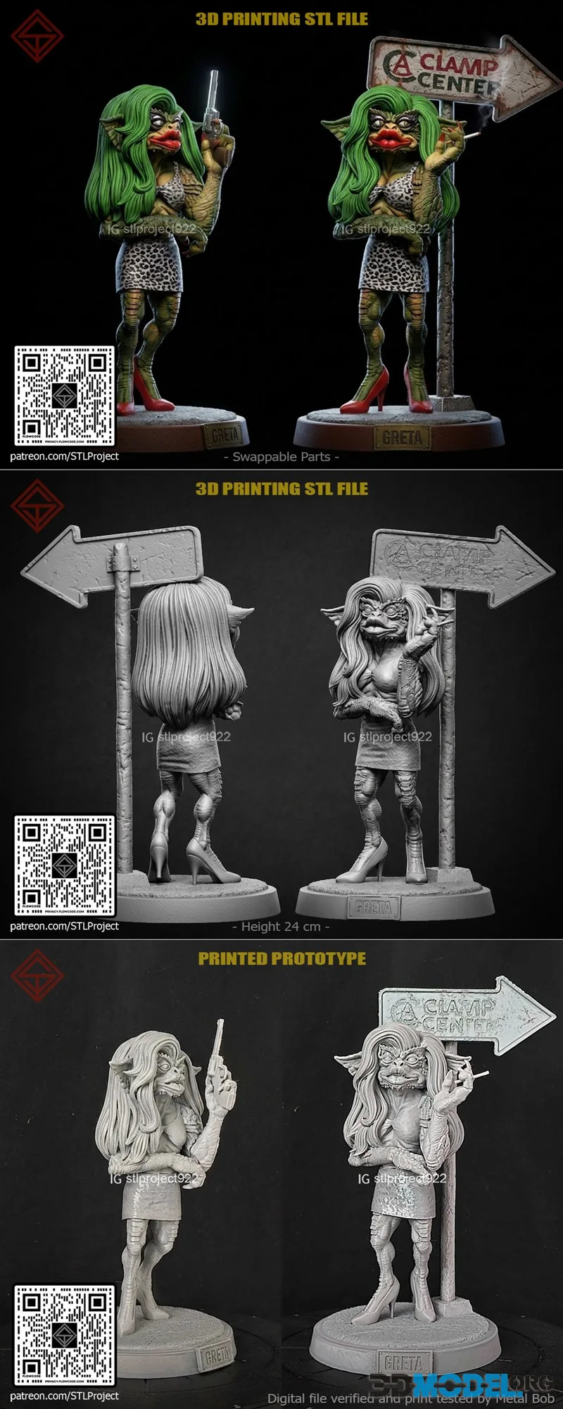 STL Project - Greta – Printable