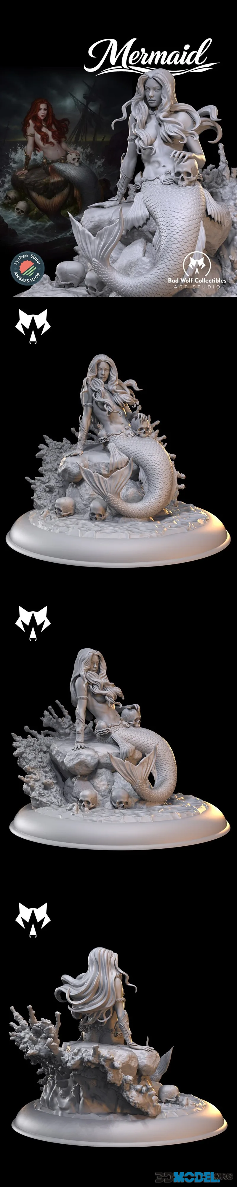 BadWolf Collectibles - Mermaid – Printable