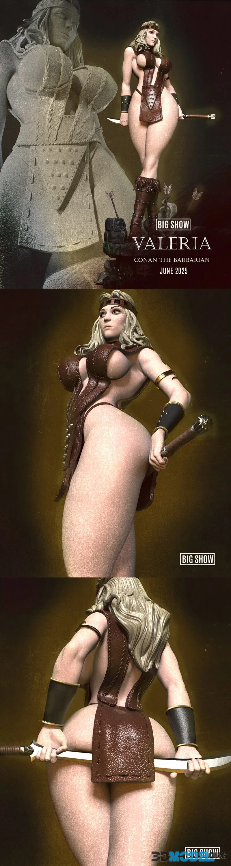 Big Show - Conan The Girl Sculpture – Printable