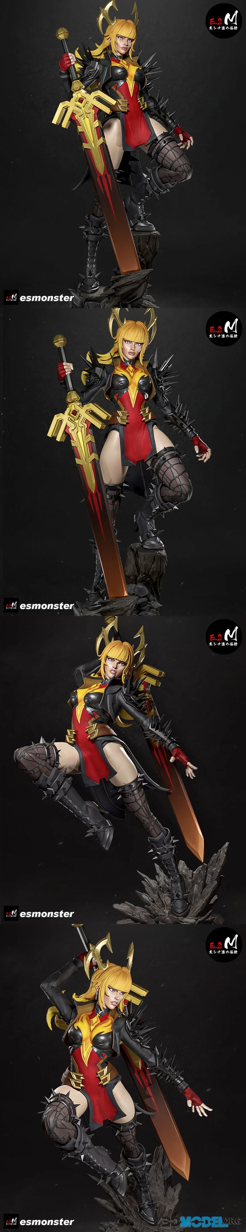 E.S Monster - Magik Phienix (includes 2 versions) – Printable