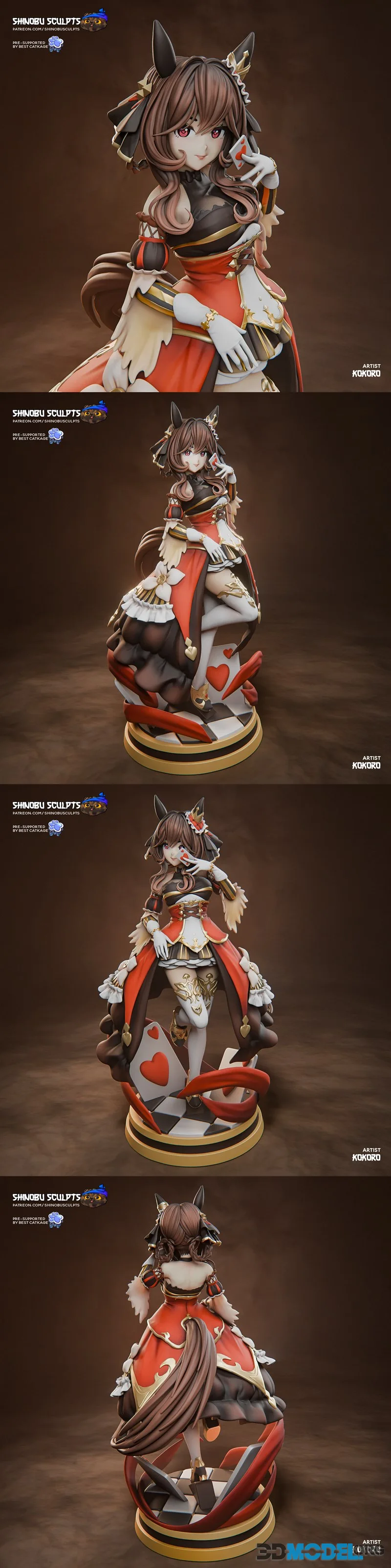 Shinobu Sculpts - Umamusume - Gentildonna – Printable