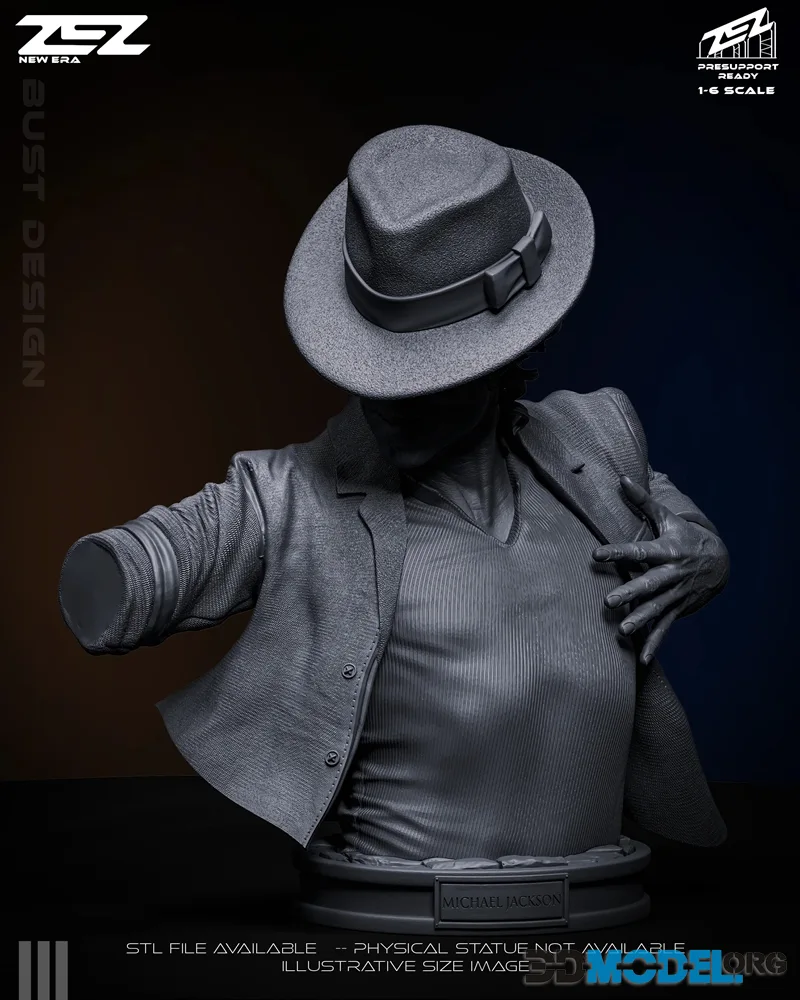 ZEZ Studio - Michael Jackson Bust – Printable