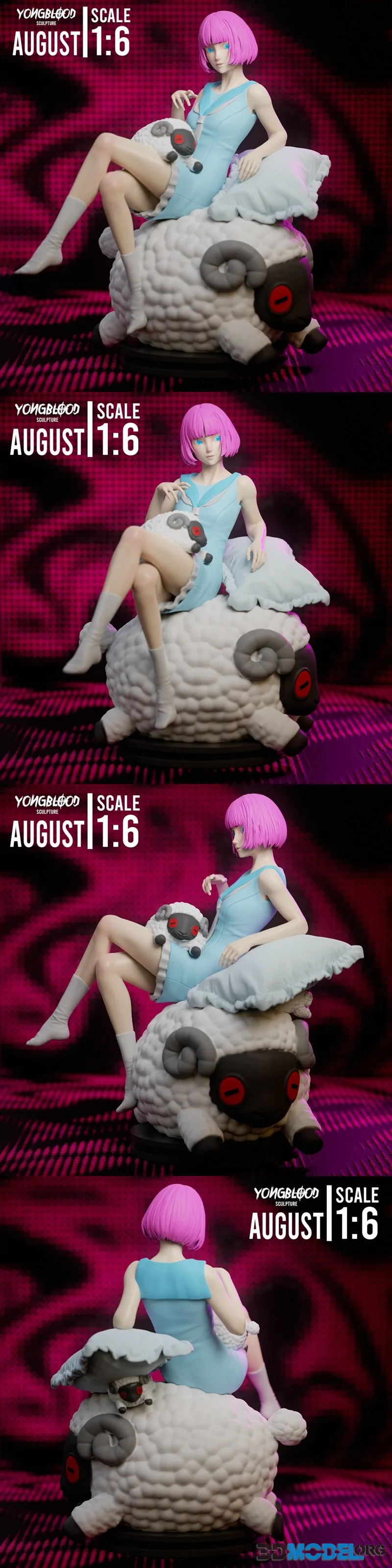 Yongblood Sculpture - Rin Catherine Full Body – Printable