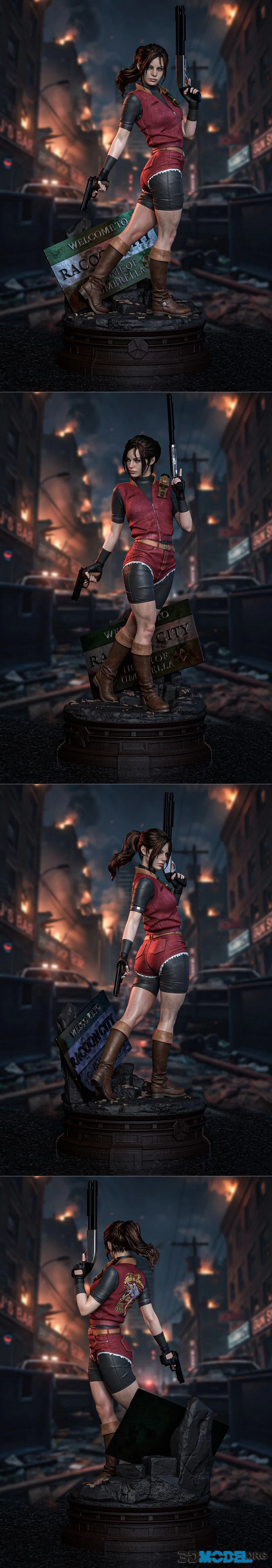 CA 3D Studios - Claire Redfield – Printable