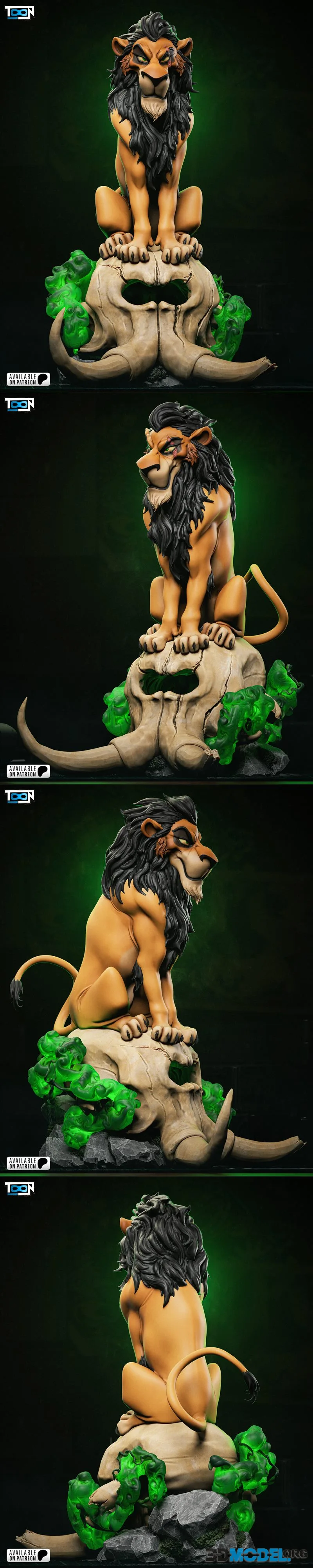 Toon Studios - Scar (The lion king) – Printable