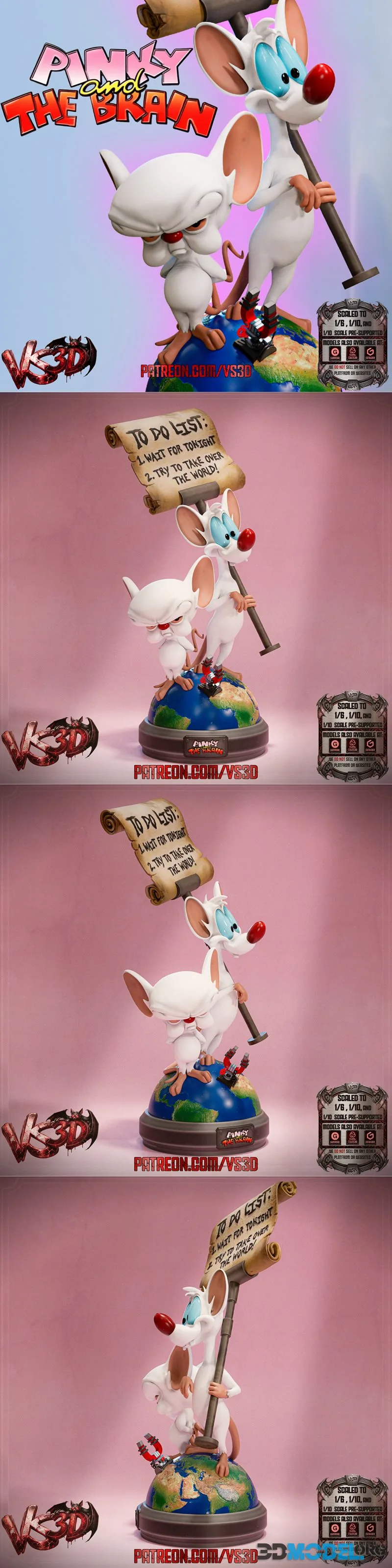 VS3D - Pinky And The Brain – Printable