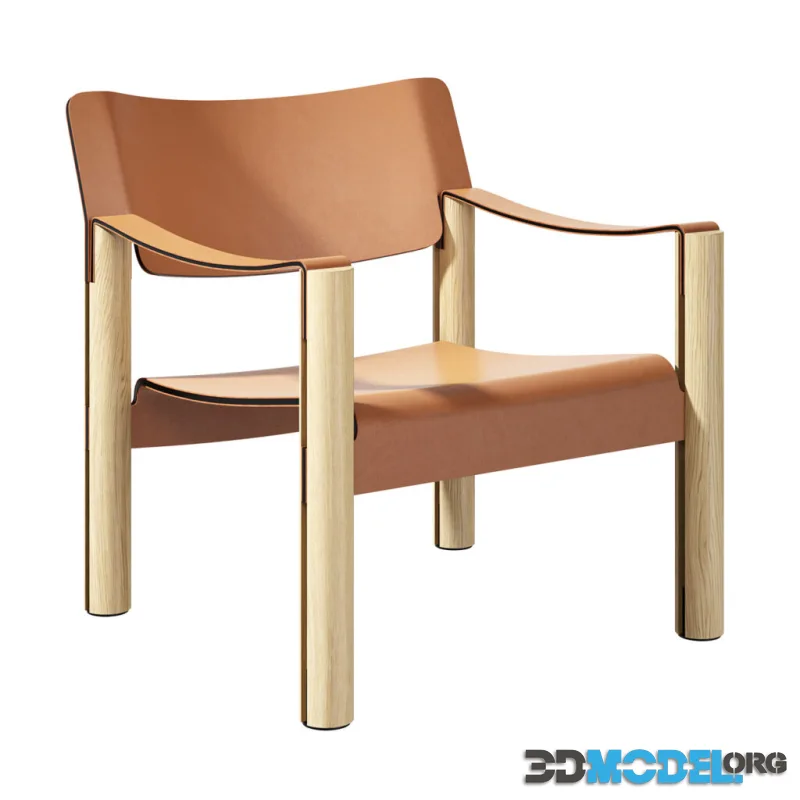 Abaco Armchair with Armrests by B&B Italia