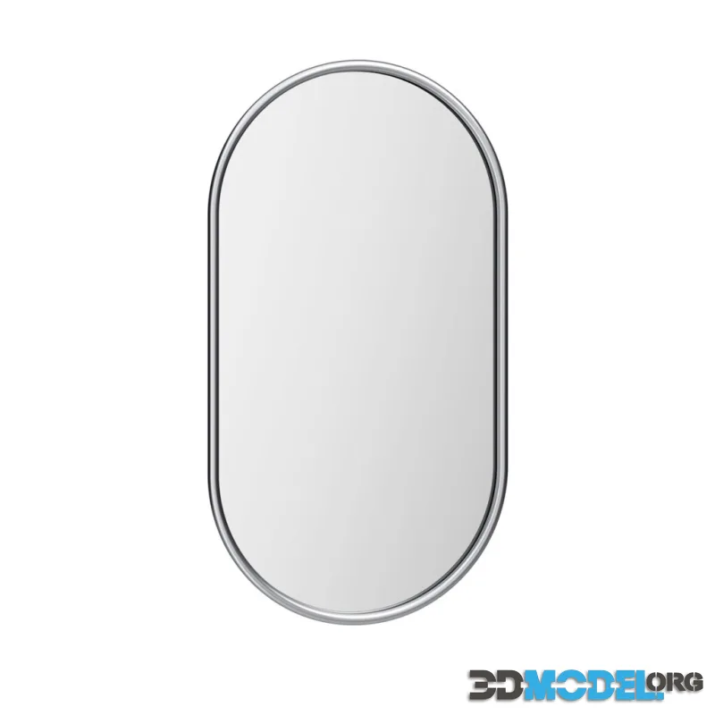 Angui Oval Wall-mounted Mirror by AYTM
